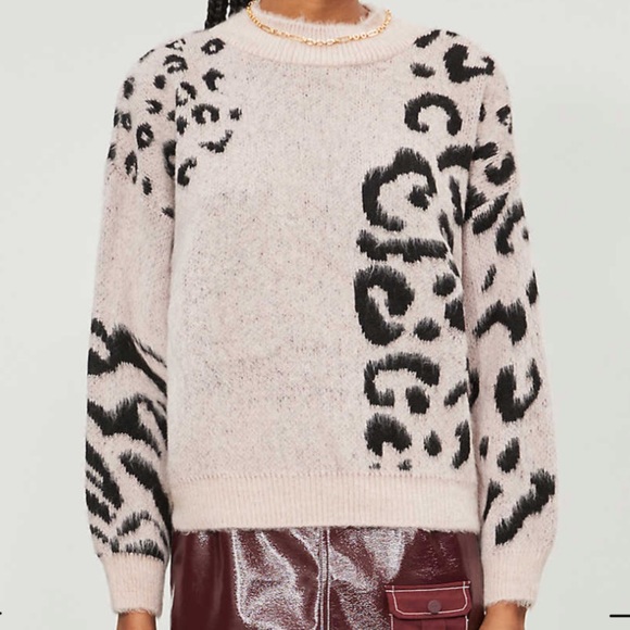 Topshop leopard print sweater - Picture 5 of 9